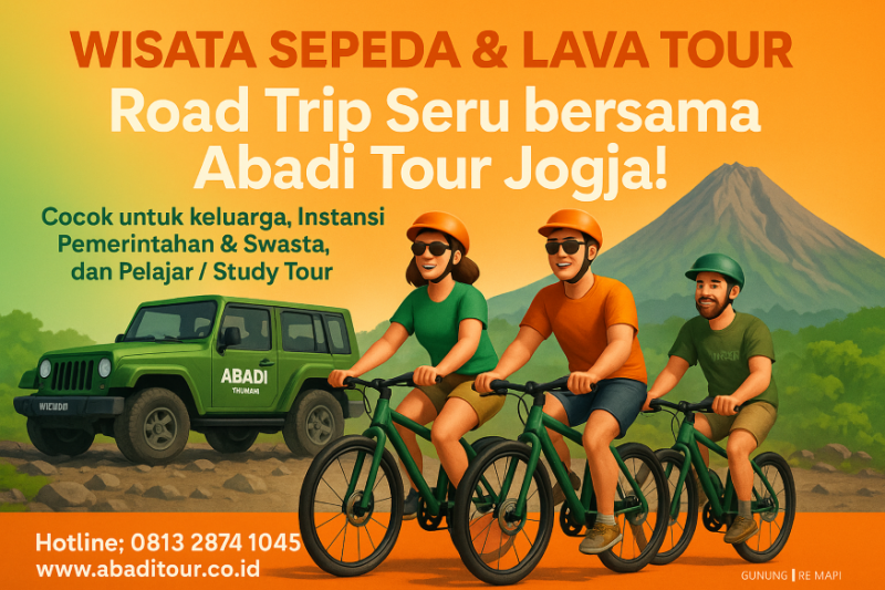 WISATA SEPEDA & LAVA TOUR GUNUNG MERAPI